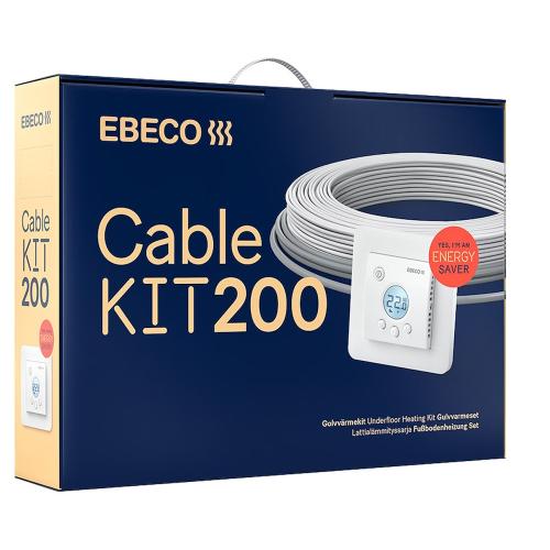 Golvvärme Kit , 330W, 31.0m, Ebeco 8960853