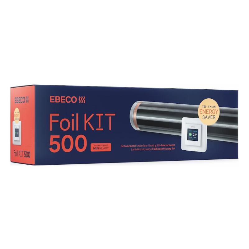 Gulvvarmefolie Kit, Wi-Fi, Max 10m², EBECO 8961022