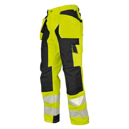 Taljebukser, Advarsel, Klasse 2, Størrelse 56, Gul/Sort, Malmbergs 9816055