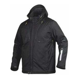 Lined Jacket, Black, L, Malmbergs 9816428