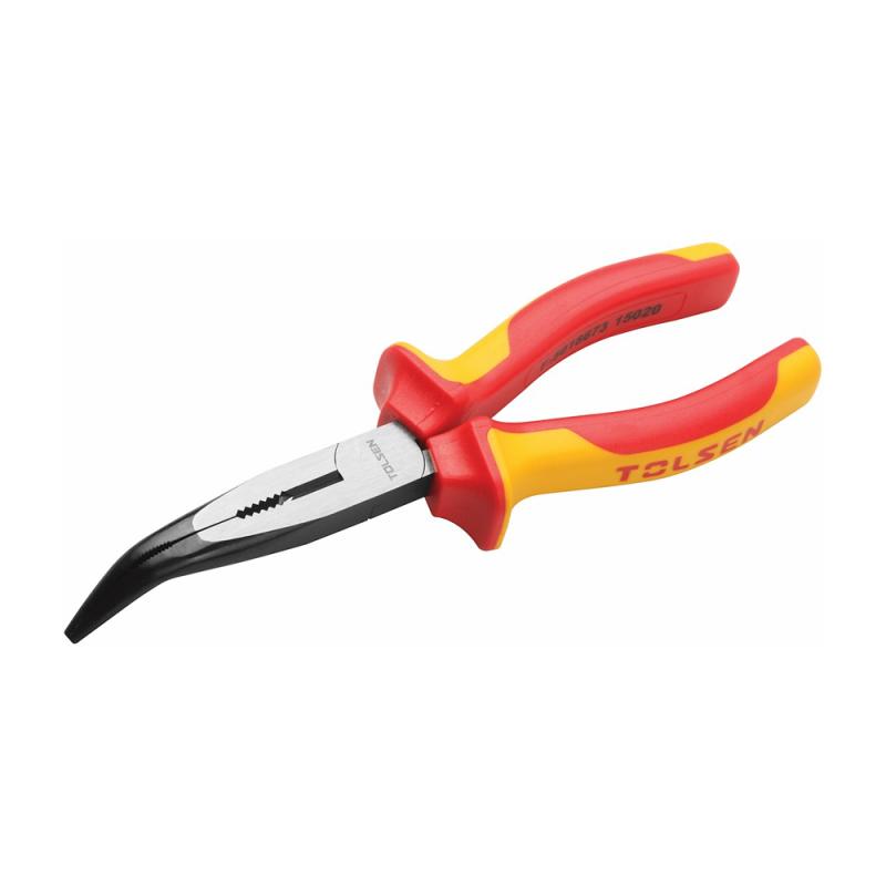 Tænger Isoleret 1000V, Spidstang Bøjet, 160mm, Malmbergs 9816537