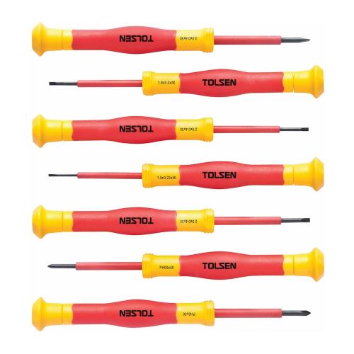 Skruetrækkersæt - Isoleret 1000V, TOLSEN 9816555