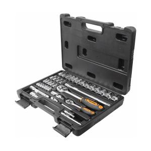 Socket Wrench Set 1/4" & 1/2", 45 Parts, Malmbergs 9816563