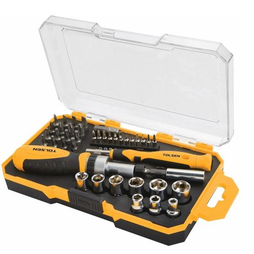 Bitsskruvmejselsats, 42 Delar, Tolsen 9816564