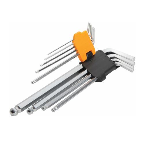 Allen Key Set, 1.5-10mm, 9pcs, TOLSEN 9816565