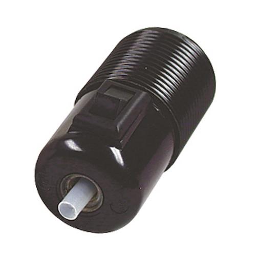 Lampeholder, Med Switch, Ujordet, E27, Sort, Malmbergs 99008818