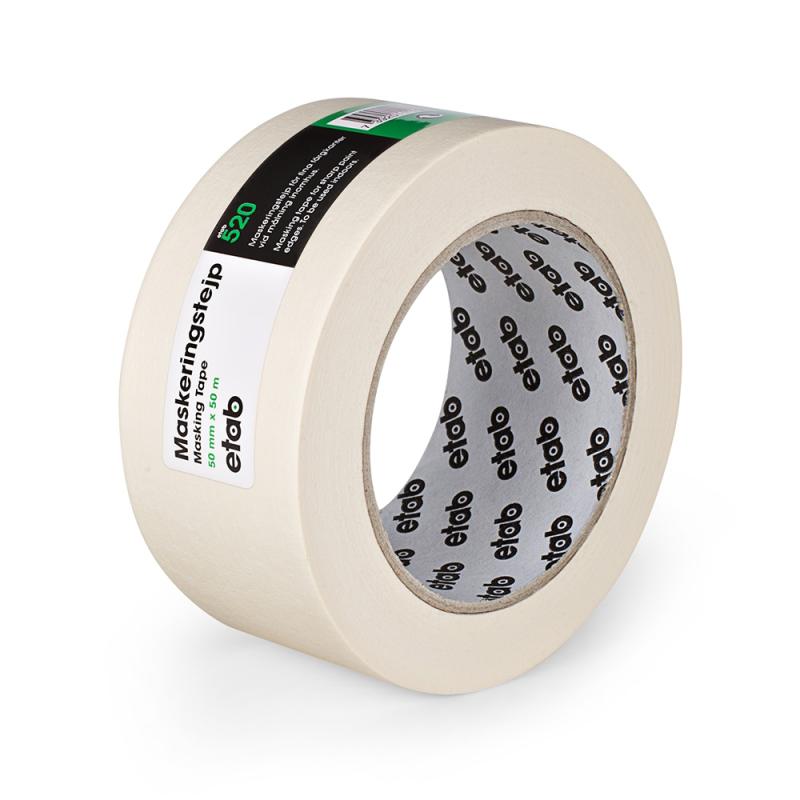 Maskeringstape 50mm, Hvid, etab 9907007