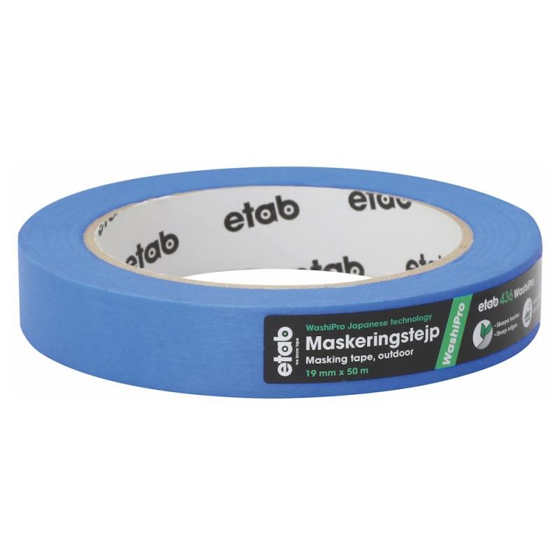 Vinduesmarkeringstape Washipro, 19mm, Blå, etab 9907015