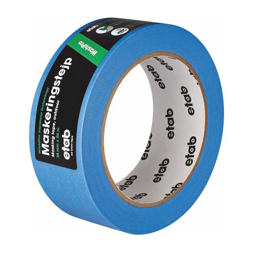 Fönstermarkeringstejp Washipro, 38mm, Blå, etab 9907017