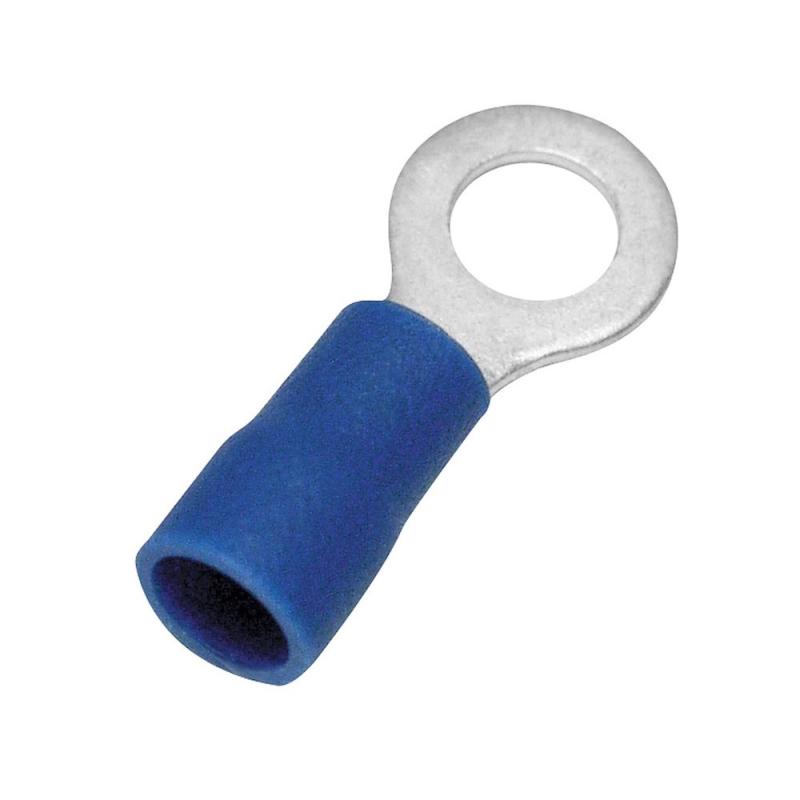 Ringkabelsko, Isoleret, 1,0-2,5mm², Blå, 100stk, Nelco 9908032