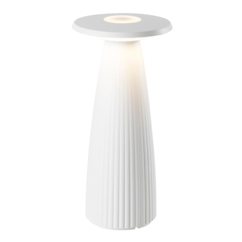 Batterilampa Flora 2,2W IP54 Vit Ubiqua 9910616