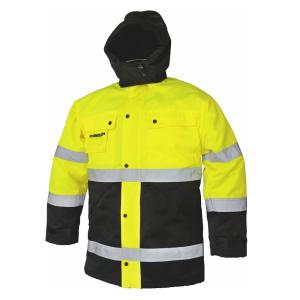 Parkas, Varsel EN471, Klass 3, L, Gul, Malmbergs 9916962