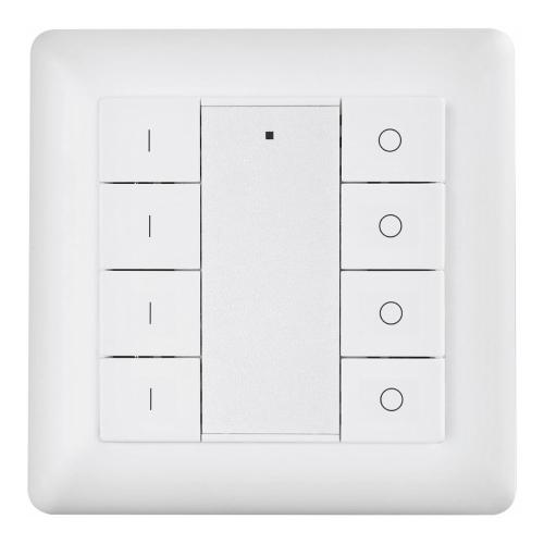 RF Kontakt, 4 Zoner, Ensfarvet, IP20, Malmbergs 9917023