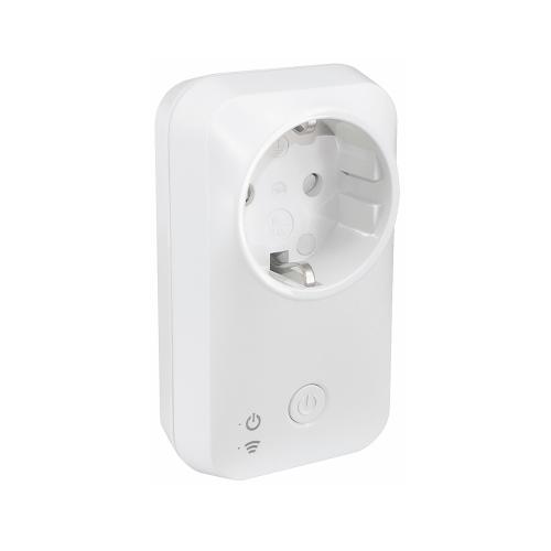 Wi-Fi Smart Stik, 16A, 230V, Hvid, Malmbergs 9917026