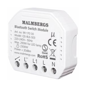 Bluetooth Smart Modul Tænd/Sluk, 2300W/250W LED, Malmbergs 9917030