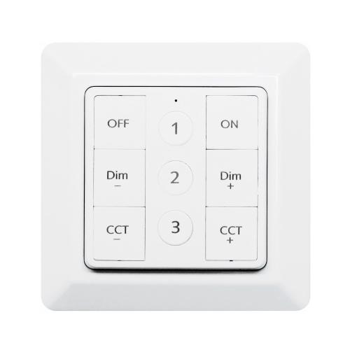 Smart Home RF Fjärrkontroll, På/Av/Dim/CCT, Malmbergs 9917064