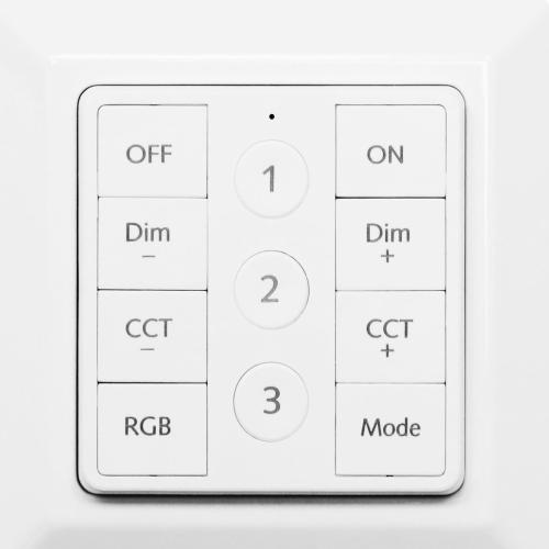 Smart Home RF Fjernbetjening, Dim/CCT/RGB/Scene, Malmbergs 9917067