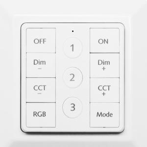 Smart Home RF Remote Control, Dim/CCT/RGB/Scene, Malmbergs 9917067