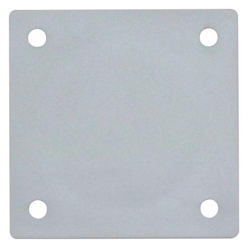 Dækflange 50x50mm, Grå, Tp Electrie 9924039