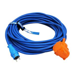 Branch Cable, 20m, 3G2.5mm², IP44, Blue, Mustasch-Edition, Malmbergs 9924047