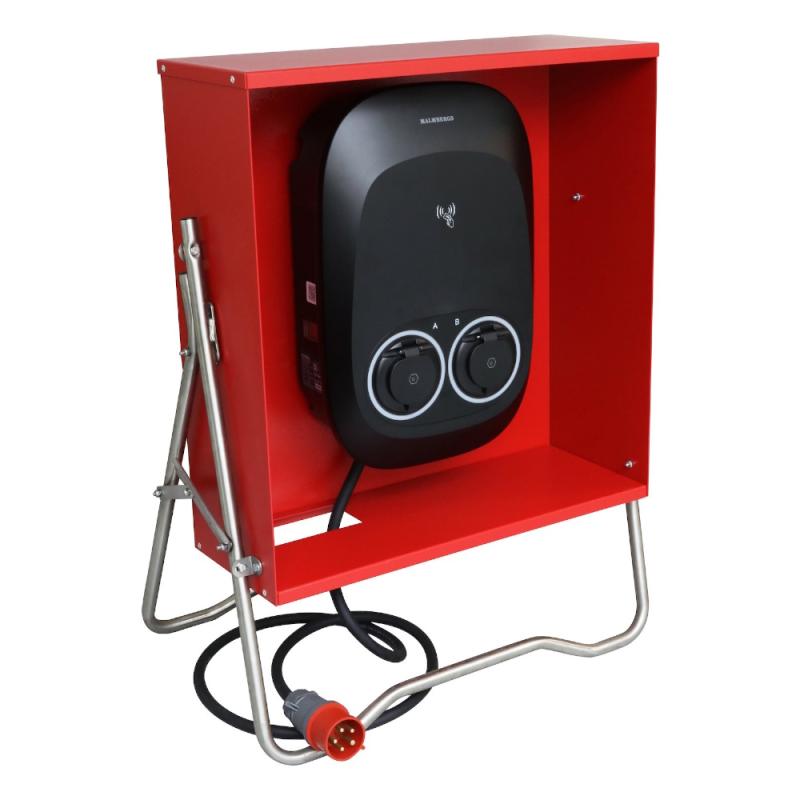 Ladeskab Evon 2x11kW 32A 400V Udtag Type 2 IP54 Bygg-Ström 9924061