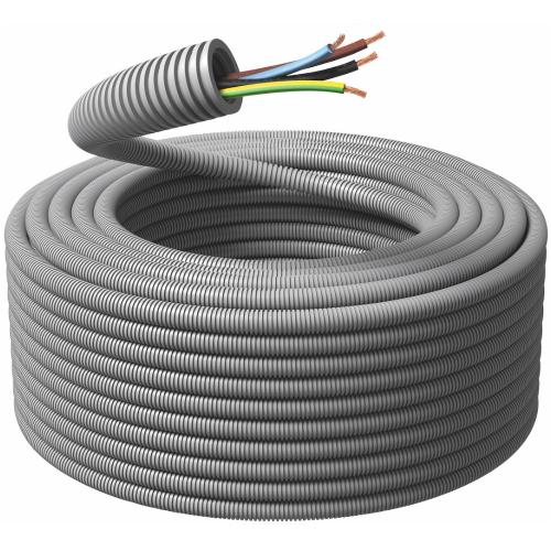 Flex Rør, FK (H07V-R), 4G1,5mm², Ø16mm, 100m, Ring, Malmbergs 9945004