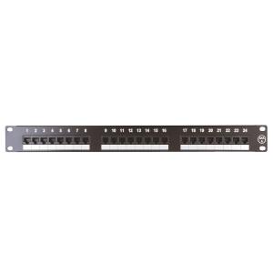Patch Panel 19" CAT.6, Unshielded, 24-Ports, Malmbergs 9951011