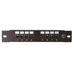 Patch Panel 10" CAT.6, Unshielded, 8-Ports, Malmbergs 9951012