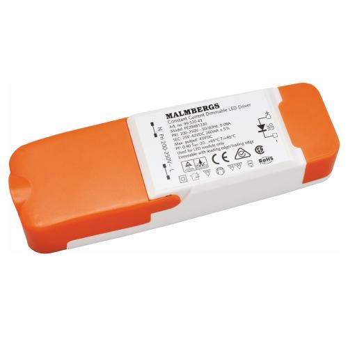 Dimbar LED Driver 250mA, Malmbergs 9952043