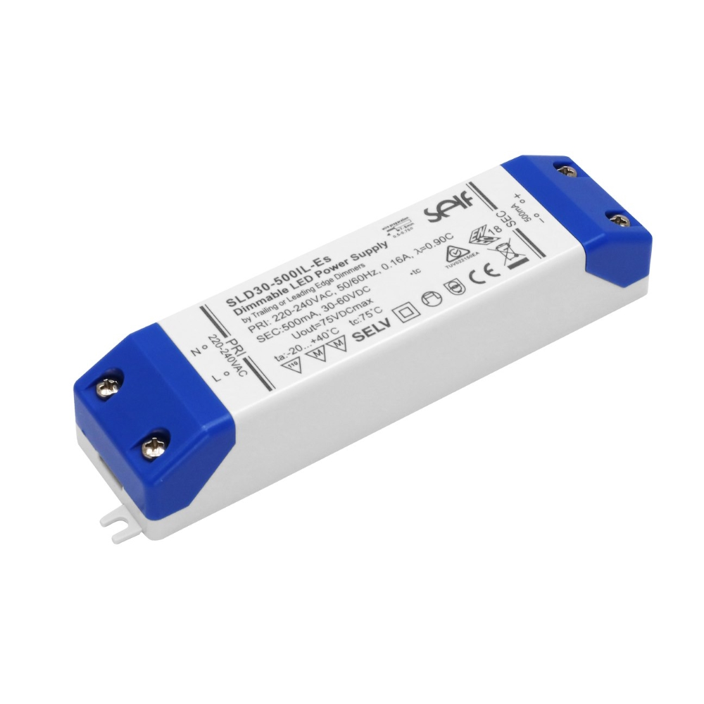 LED Driver Konstantström 500mA, 15-30W Dimbar, Malmbergs