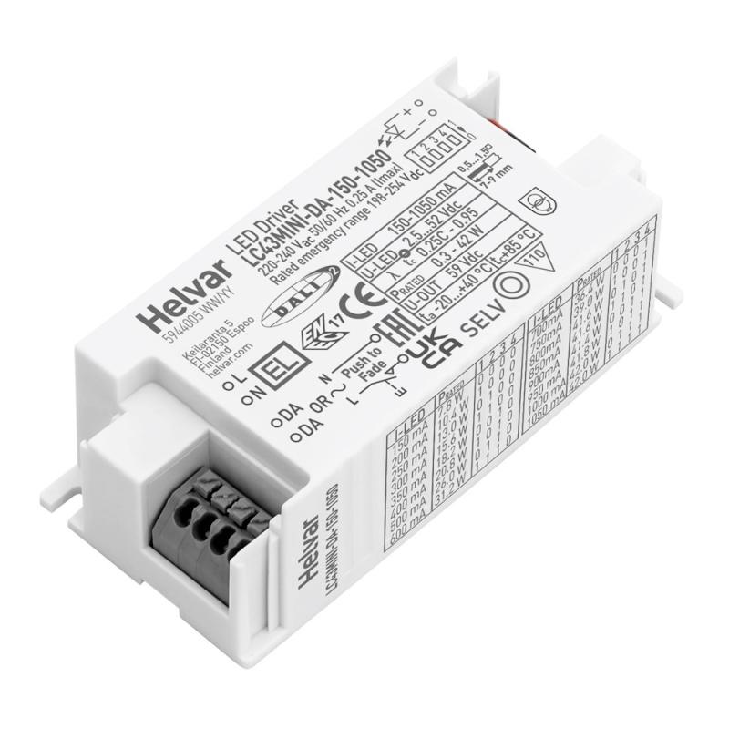 Dali LED-Driver, Konstantström, IP20, Helvar 9952141