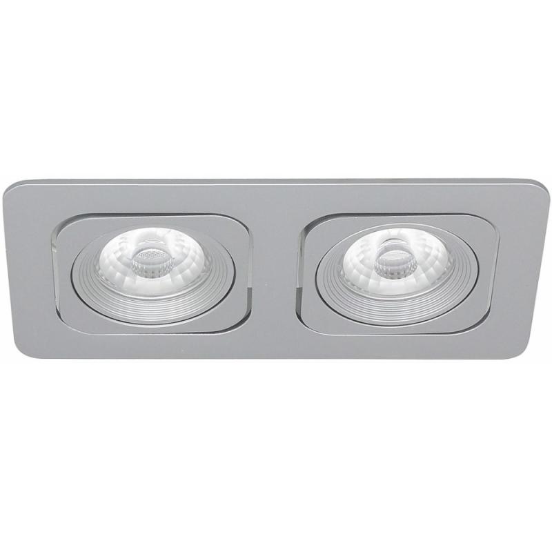 MALMBERGS Downlight MD 125 LED 2x6W, Silver, IP21, Malmbergs 9974103