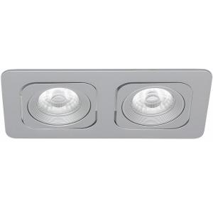 Downlight MD 125 LED 2x6W, Silver, IP21, Malmbergs 9974103