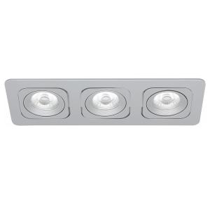 Downlight MD-125, LED, 3x6W, IP21, Silver, Malmbergs 9974105