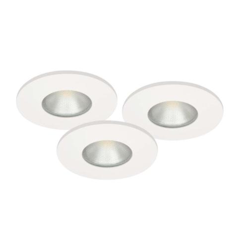 Downlightset MD-315, 3st LED, 230V, Vit, Malmbergs 9974377