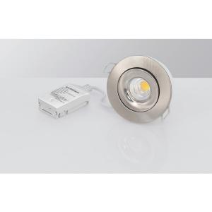 Downlight MD-70, LED, 6W, AC-Chip, Satin, Malmbergs 9974541