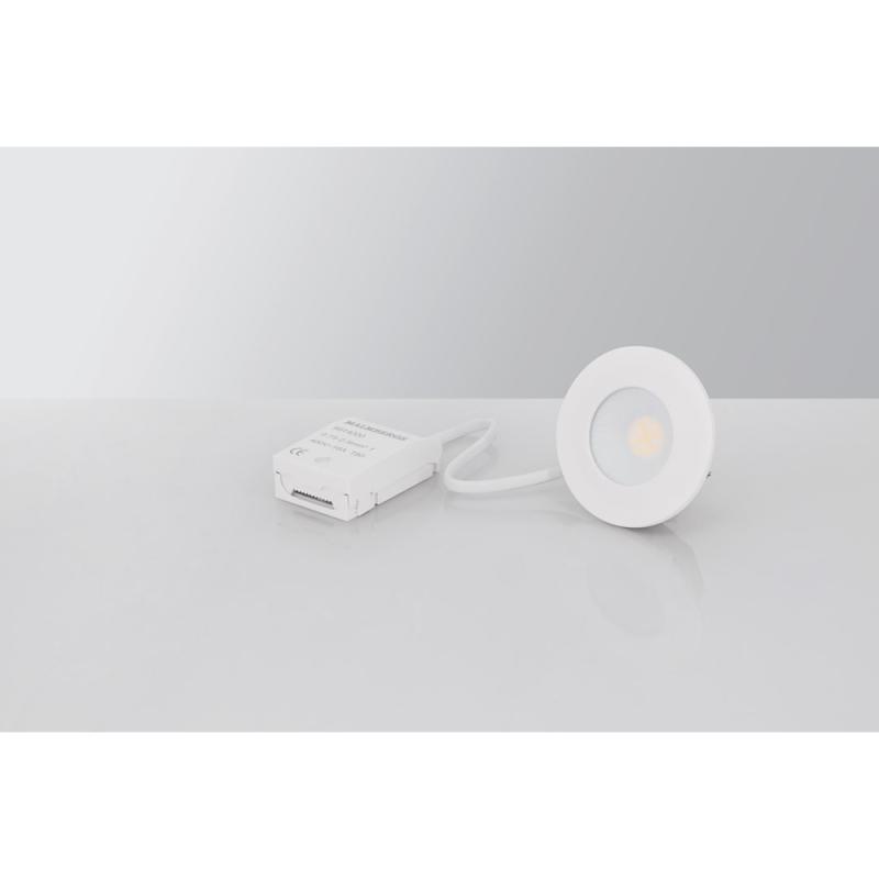 LED Downlight MD-231 5W 230V 3000K 230V IP44 Hvid Malmbergs 9974568