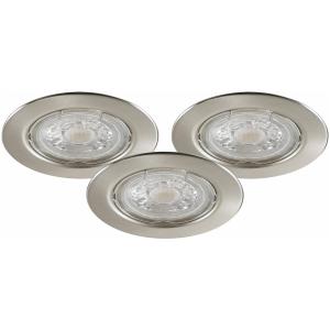 Downlight MD-236, LED, 3x3W, Satin, 3st, Malmbergs 9974584