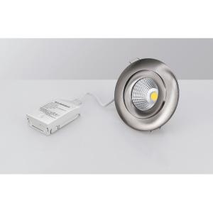 Downlight MD-360, LED, 6W, AC-Chip, Satin, Malmbergs 9974589