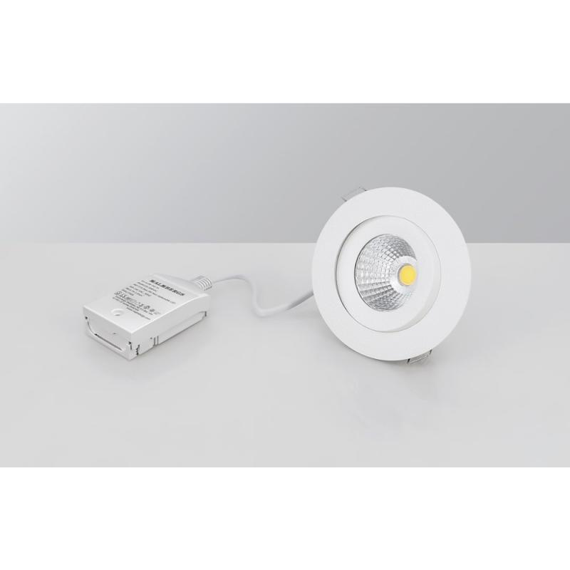 LED Downlight MD-360 10W 230V 2700K 730lm IP44 Hvid Malmbergs 9974616