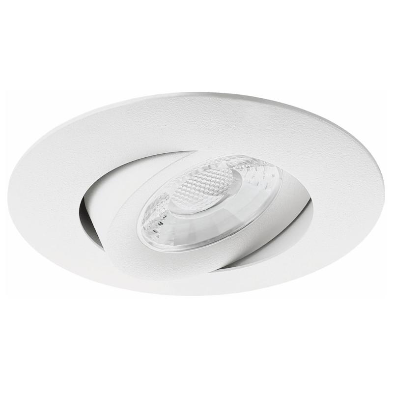 Downlight Troi LED 680CD 350mA 3.15W 9V DC 2700K 410lm IP21 Hvid Malmbergs 9974626