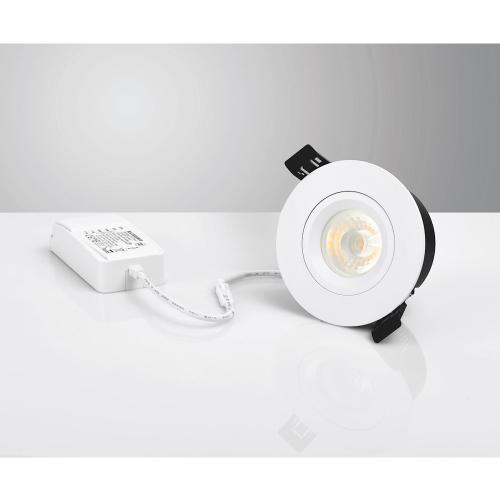Downlight Yar Tune, LED, 8W, Vit, Malmbergs 9974630