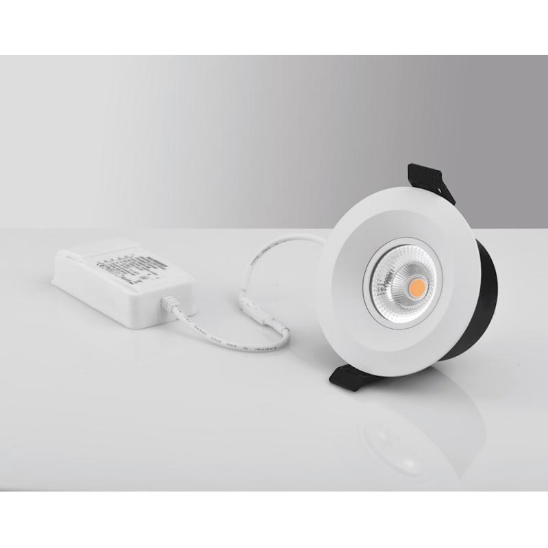 LED Downlight BE-8875 7W 230V 3000K IP44 Vit Malmbergs 9974679