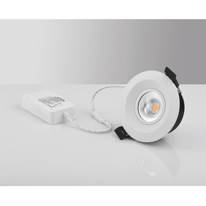 LED Downlight BE-8853 5W 230V 3000K 450lm IP44 Hvid 6stk Malmbergs 9974692