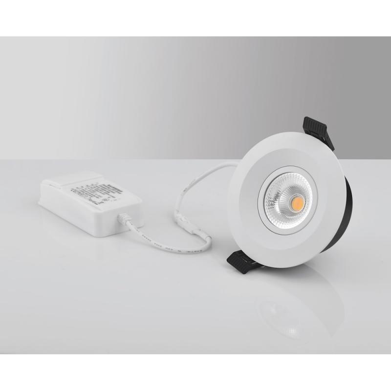 LED Downlight BE-8853 Tune 5W 230V 1800-2900K 340lm IP44 Hvid Malmbergs 9974693
