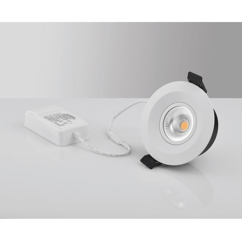 LED Downlight BE-8853 Tune 5W 230V 1800-2900K 340lm IP44 Hvid 6stk Malmbergs 9974694