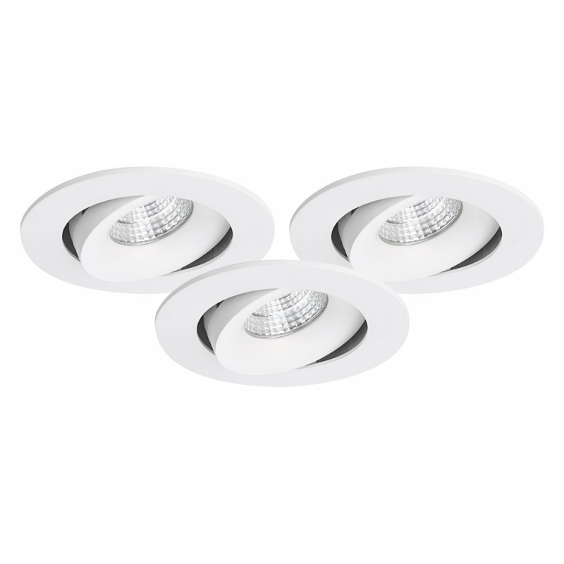 Bluetooth LED Downlightset, MD-70, 230V, IP44, Vit, Malmbergs 9974797