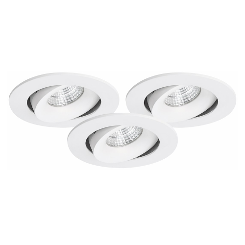 Bluetooth LED Downlightset, MD-70, 230V, IP44, Hvid, Malmbergs 9974797