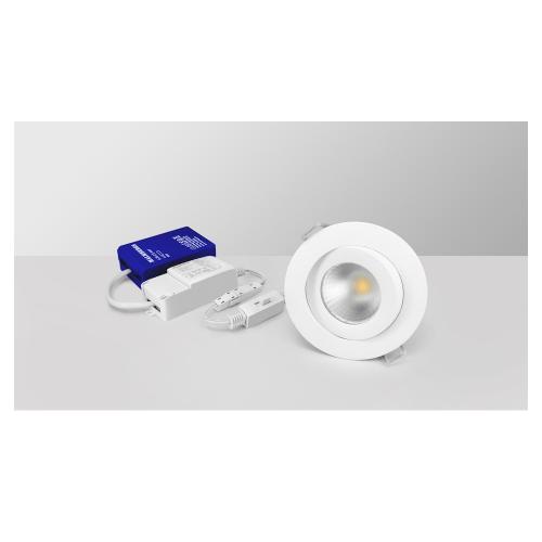 Downlightset MD-361 CCT, 6x8W, 230V, IP44, Vit, 6st, Malmbergs 9974821