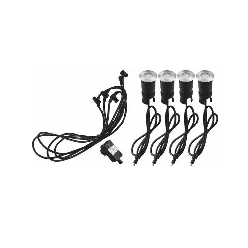 LED-Kit Stella III, 4x1,1W, IP67, 304 Rustfrit stål, Malmbergs 9977202